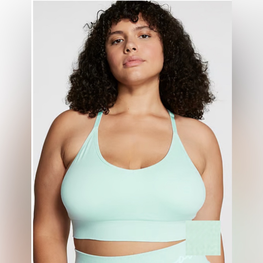 ❥𝒱𝒮 𝐏𝐈𝐍𝐊: Seamless Racerback Sports Bra